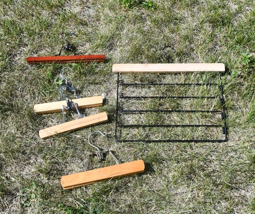 Vintage lot wooden pants - of, 5