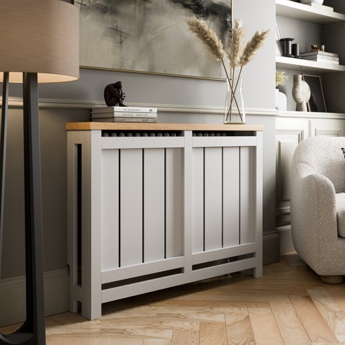 Radiator cover white modern - cover,