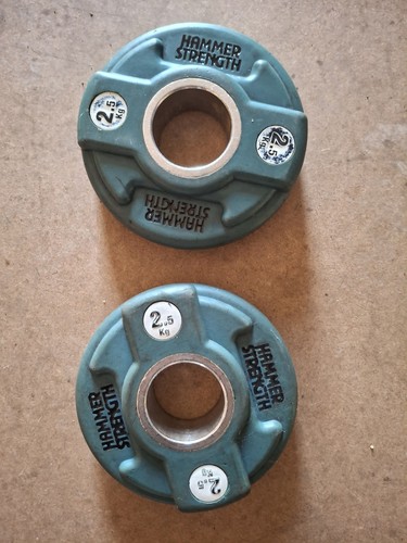 Hammer strength 5kg plates - hammer,