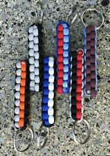 Car Colours Paracord Keyring Stocking Filler Gift Christmas - Handmade in the UK