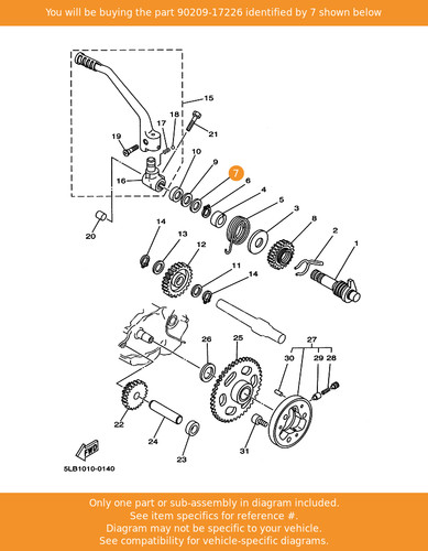 Yamaha washer - yamaha, (15a)