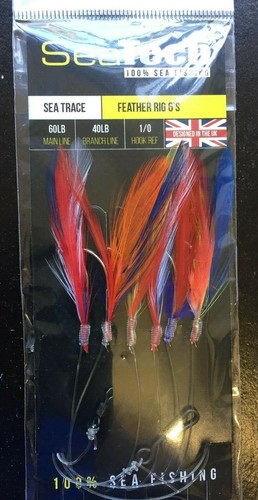 Mackerel feathers coloured 3 - mackerel,