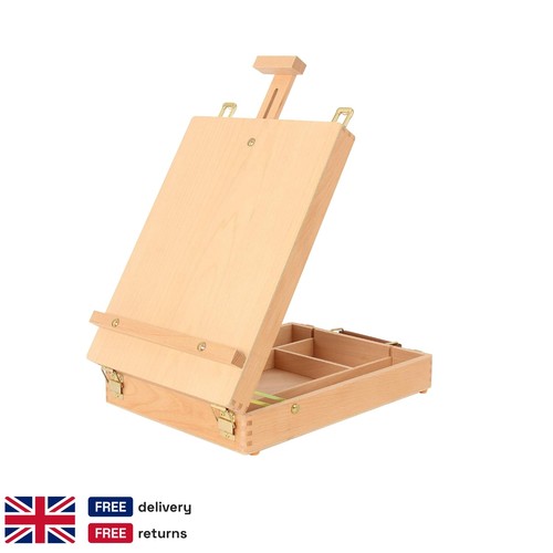 Wooden tabletop easel paint - wooden,