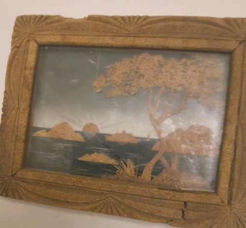 Old painting wood - painting,