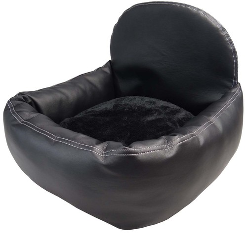 Dog seat leather look - seat,