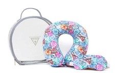 GUESS TRAVEL SET neck pillow, eye mask multi, travel pillow neck support pillow 