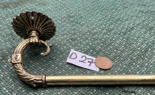 593mm cast brass tee towel - tee,