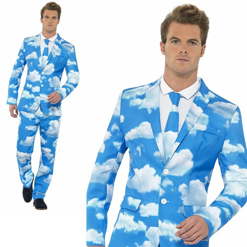 Mens stand out suit cloud - out,
