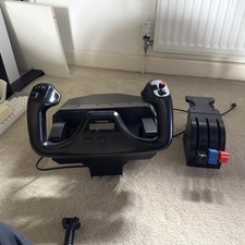 Logitech G Saitek Pro Flight Yoke System with Throttle Quadrant PC USB