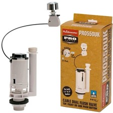 Fluidmaster PRO550UK Cable Pushbutton Dual Flush Valve