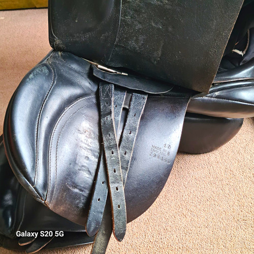 Dever black leather - 17”,
