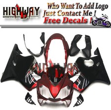 Injection ABS Fairing Bodywork Kit For HOUDA CBR600 F4i 04-07 RedBlack Fairings