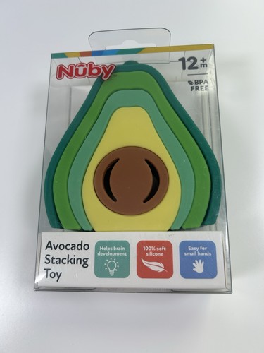 Nuby avocado stacking toy - stacking,