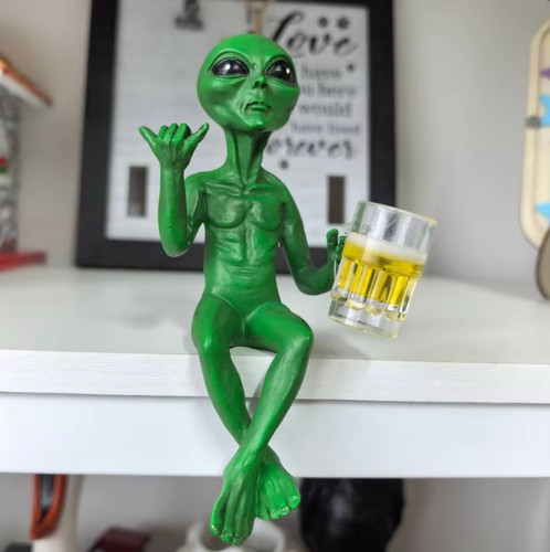 Green alien roswell space - green,