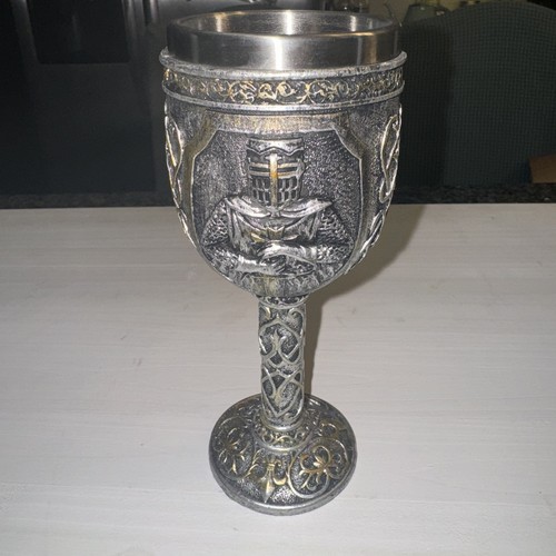 Medieval knight goblet - medieval,