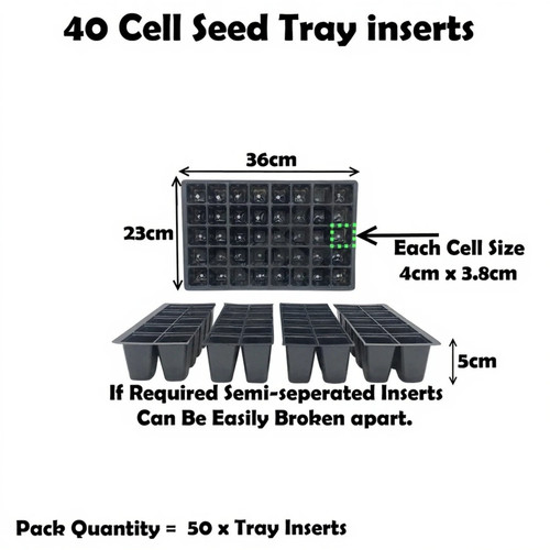 Cell tray inserts full size - tray,