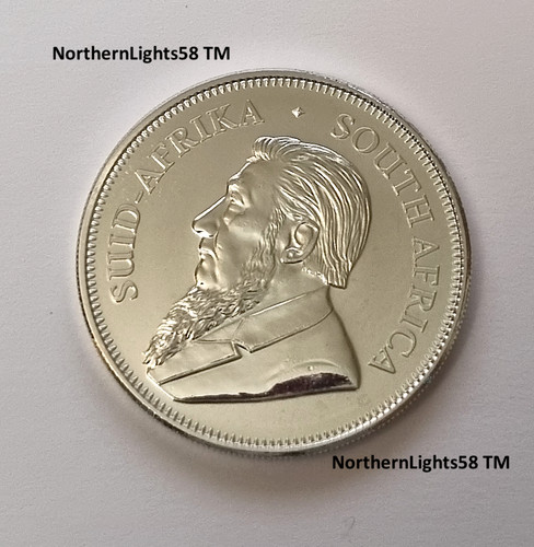 Krugerrand 1oz silver one rand - one,