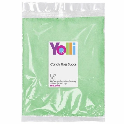 Green candy floss sugar 1000g - floss,