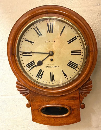 Antique oak drop dial chain - drop,