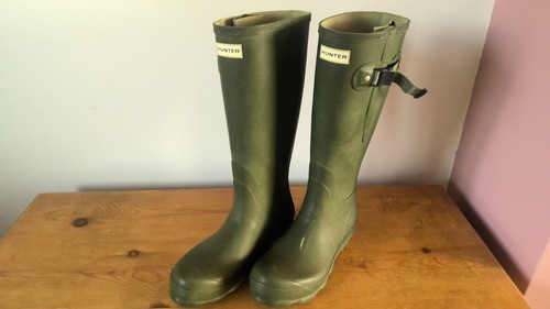 Hunters green wellies size - wellies,