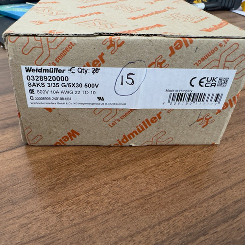 Weidmüller saks g 5x30 - weidmüller, g/5x30