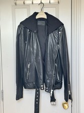 AllSaints Renzo Leather Biker