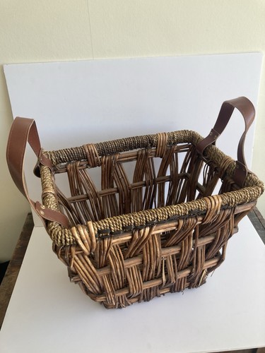 Rectangular wicker weave log - rectangular,