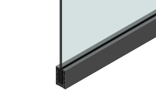 Anthracite grey glass - anthracite,