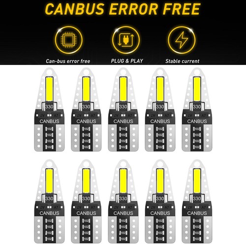 T10 car bulbs led error - car,