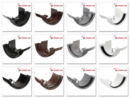 Polypipe half round cast - round, to