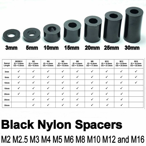 Jet black nylon plastic - jet,