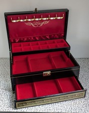 60s 70s Vintage Black Gold &