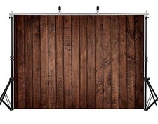 7x5FT Brown Wood Backdrop
