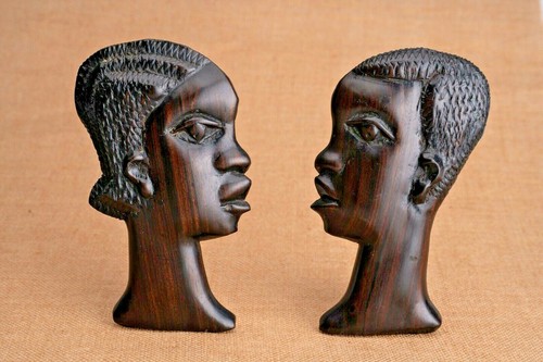 African carved ebony - , or