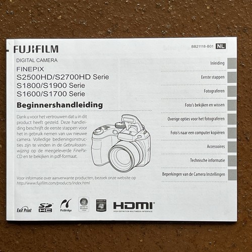 Fujifilm finepix s2500 - fujifilm,