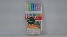 Tombow Set of 6 ABT" Dual Brush Pen - Pastel-P Multicolor