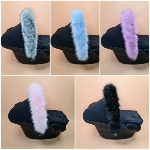 Luxury faux fur - faux, hood