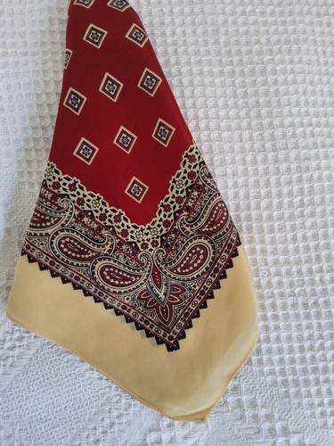 Mans vintage silk crepe - silk,