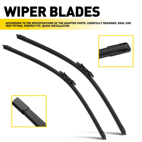 Front windscreen wiper blades - front,