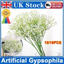 Artificial Gypsophila Fake Flowers Baby's Breath Silk Bouquet Wedding Decor 16PC