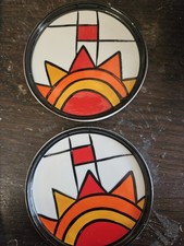 Pair CLARICE CLIFF STYLE