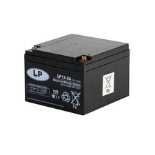 Golf Carts Electric Lawn Mowers Battery 12V, 26 Ah Sealed VRLA AGM Technology