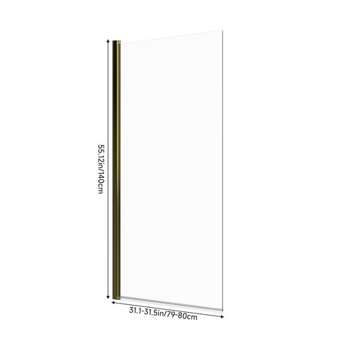 800x1400mm bath tub screen - tub,