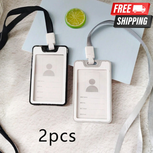 2pc badge holder - badge,