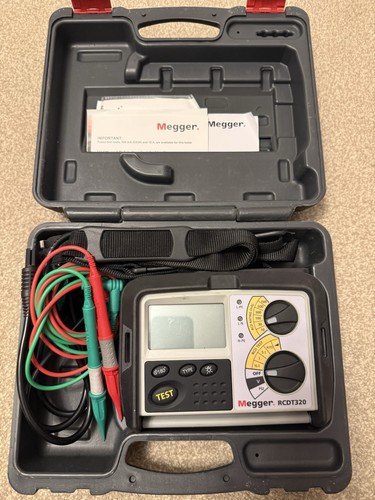 Megger rcdt320 rcd tester - rcd,