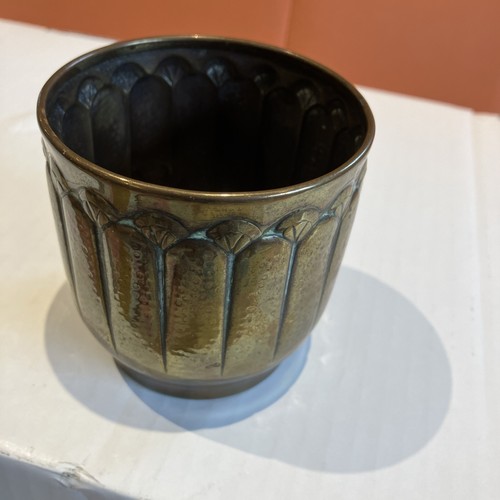 Vintage brass plant - brass,