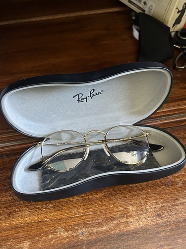 Gold round frame ray - gold, ray-ban