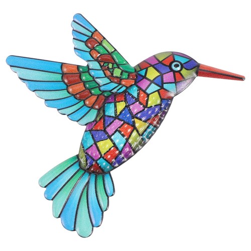 Metal hummingbird wall art - metal,