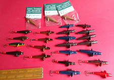 LARGE COLLECTION OF PLASTIC SALMON DEVON MINNOWS INC. BRUCE & WALKER , SPEY ETC