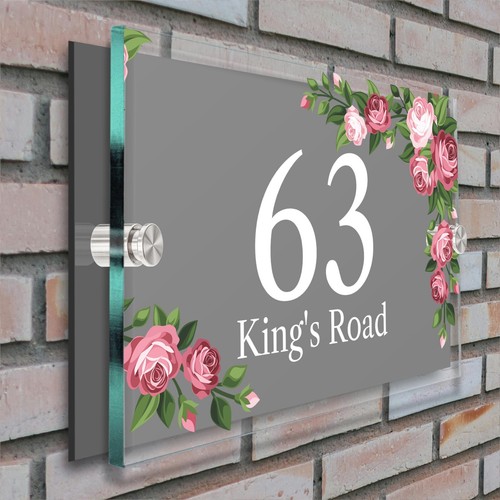 Personalised house sign - personalised, door